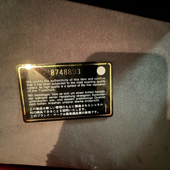 EUC Chanel Coco Mark 2005 Icon Bi-Fold Wallet Leather Pink w/Sticker,Card+Box - Picture 15 of 17